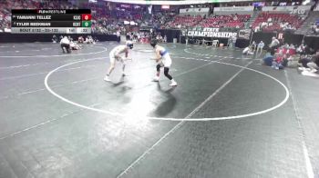 D3-132 lbs Cons. Round 1 - Yamanni Tellez, Ken. St. Joseph Cath. Ac. vs Tyler Beekman, Oconto