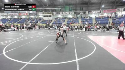 113 lbs Consi Of 4 - Micah Martinez, Warrior WC vs Aaron Quiroz Garcia, Jefferson Wrestling Club