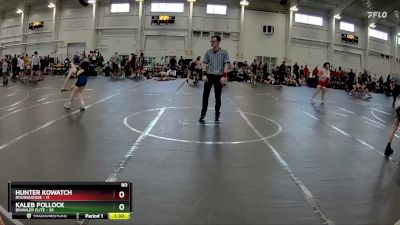 80 lbs Round 4 (10 Team) - Kaleb Pollock, Brawler Elite vs Hunter Kowatch, ROUGHHOUSE