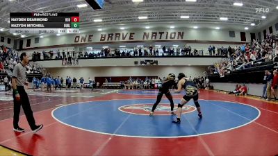 190 lbs 2nd Wrestleback (16 Team) - Hayden Dearmond, Brantley County HS vs Nazyon Mitchell, Dublin