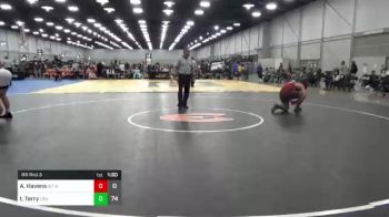 230 lbs Rr Rnd 3 - Adrian Havens, Whitted Trained Red vs Tyson Terry, Team USA