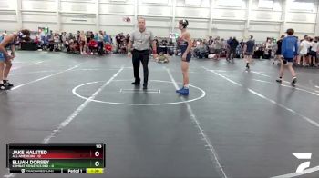 113 lbs Finals (2 Team) - Jake Halsted, All American vs Elijah Dorsey, Combat Athletics Red