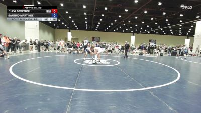 126 lbs Champ. Rd Of 16 - Levi DeVetter, IronHawk Wrestling Academy, NE vs Santino Martinez