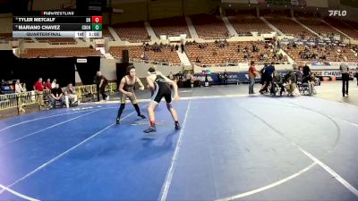 157-D2 Quarterfinal - Tyler Metcalf, Deer Valley High School vs Mariano Chavez, Canyon Del Oro High School