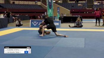 JOHN EUGENE STAPLETON vs CHRISTOPHER DUYQUAN TRAN 2023 Pan IBJJF Jiu-Jitsu No-Gi Championship