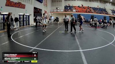 150 lbs Cons. Round 4 - Nevan McKneely, Loyola-Blakefield vs Isiah Stanley, St. Mary`s Anapolis