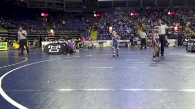 50 lbs Round Of 32 - Grant Senft, York Suburban vs Ethan Schmitt, Crawford Central