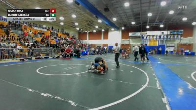 144 lbs Champ. Round 2 - Jaicob Saldana, Carter vs Julian Diaz, Patriot