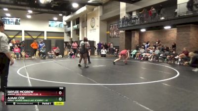 155 lbs Round 6 (16 Team) - Ajaah Cox, Sebolt Women Wrestling Academy vs Haylee McGrew, Ankeny Girls Wrestling Club