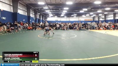 58 lbs Cons. Round 2 - Ryker Conover, Sublime Wrestling Academy vs Kaycen Rodriguez, Hawk Wrestling Club