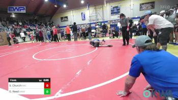 88-92 lbs Final - Stryker Church, Berryhill Wrestling Club vs Gabe Reed, Henryetta Knights Wrestling Club