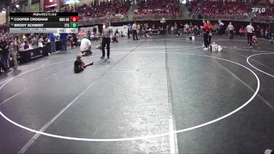 50 lbs Cons. Round 2 - Brody Schmidt, 2TG vs Cooper Croghan, Monarch Wrestling Club - David City