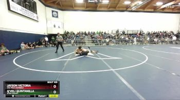 149 lbs Cons. Round 3 - Jayson Victoria, Cal Poly Humbolt vs Q`veli Quintanilla, Utah Valley