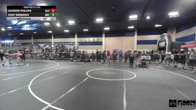 109 lbs 2nd Place - Jackson Phillips, Cats WC vs Cody Sieminski, Sweet Home