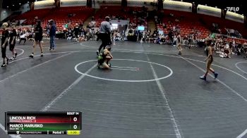 48 lbs Round 4 (8 Team) - Lincoln Rich, Meridian Maniacs vs Marco Marusko, Silo WC