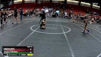 48 lbs Round 4 (8 Team) - Lincoln Rich, Meridian Maniacs vs Marco Marusko, Silo WC