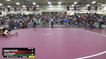 145 lbs Round 3 - Peyton Burt, Waterloo West vs Karsyn Michael, Linn-Mar