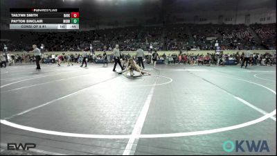 138 lbs Consi Of 8 #1 - Tailynn Smith, Darko Valley Wolf Pack vs Payton Sinclair, Midwest City Bombers Youth Wrestling Club