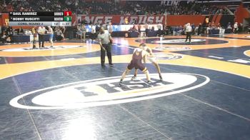 3A 126 lbs Cons. Round 3 - Bobby Ruscitti, Lombard (Montini) vs Saul Ramirez, Barrington