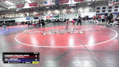 180 lbs Cons. Round 6 - Saiheron Preciado-Meza, University Of The Cumberlands vs Nile Jernigan, Unattached Cumberlands