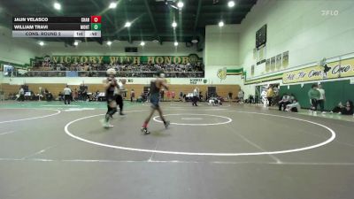 132 lbs Cons. Round 2 - William Travi, Montebello vs Jaun Velasco, Channel Islands