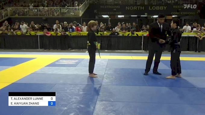 TOR ALEXANDER LUNNEBORG vs ERIC KAIYUAN ZHANG 2023 Pan Kids Jiu-Jitsu IBJJF  Championship