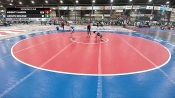 100 lbs Champ. Round 1 - Keighty Harris, Valley City Express Wrestling vs Ashlyn McCann, Montana Disciples