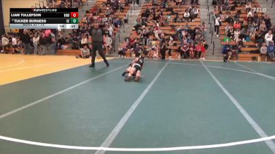 70 lbs Cons. Round 1 - Tucker Burgess, Chippewa Elite vs Liam Tollefson, No Nonsense Wrestling
