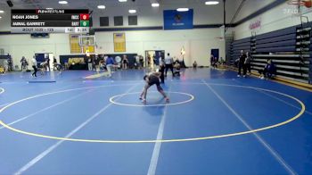 125 lbs Quarterfinal - Jamal Garrett, Barton vs Noah Jones, Iowa Western Community College