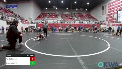 52 lbs Semifinal - Winston Bolay, Perry Wrestling Academy vs Liam Avalos, Standfast