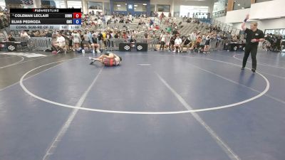120 lbs Cons. Sub-rd Of 32 - Coleman LeClair, Soldotna Whalers vs Elias Pedroza, Granite Wrestling Club