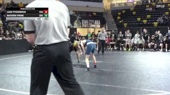 120 lbs Quarterfinal - Mathew Prine, Southeast Polk vs Liam Fitzgibbon, Pleasant Valley