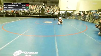 67-J lbs Round Of 16 - Alexander LaBella, High Pace Wrestling Club vs Julie Fleming, Mat Assassins