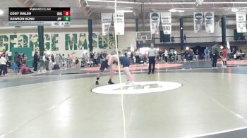 165 lbs Quarterfinal - Cody Walsh, Drexel vs Dawson Bond, App State - UNATT