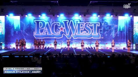 Exodus Athletics - Agony [2026 L4 Senior - D2 Day 1] 2026 PacWest Grand Nationals