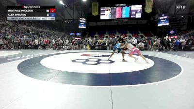 138 lbs Cons. Rd Of 64 - Matthias Paulson, MA vs Alex Rivardo, AL