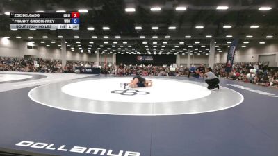 140 lbs Semis - Franky Groom-Frey, Wisconsin vs Zoe Delgado, Casa De Lucha Wrestling Club