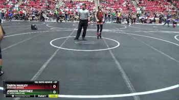 67 lbs Cons. Round 2 - Taryn Manley, EXCELSIOR SPRINGS vs Jordon Martinez, Lil Dons Wrestling