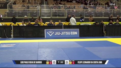 Felipe Leonardo Da Costa Lima vs Luis Paulo Silva De Barros 2025 Pan Jiu Jitsu IBJJF Championship