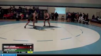 285 lbs Cons. Round 3 - Brody Steger, Epworth, Western Dubuque vs Carter Dawley, Prairie, Cedar Rapids