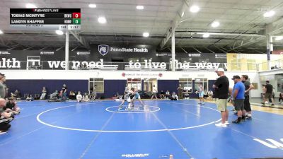 134 lbs Rr Rnd 3 - Tobias Mcintyre, Blue Knights Alpha vs Landyn Shaffer, Homegrown Black - HSC