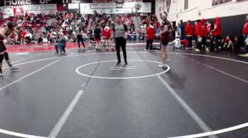 157 lbs Round 2 (12 Team) - Sander Bott, Marsh Valley vs Zan Parker, Buhl High School