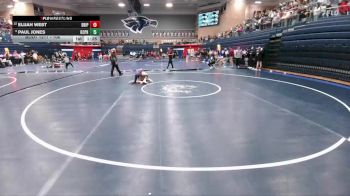 106 lbs 19th Place Match - Paul Jones, Kansas City-Piper HS vs Elijah West, Dripping Springs