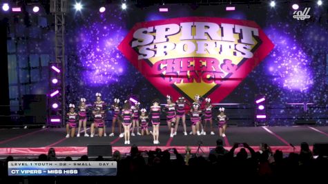 CT Vipers - Miss Hiss [2025 L1 Youth - D2 - Small Day 1] 2025 Spirit Sports Worcester Nationals