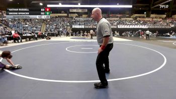 106 lbs Quarterfinal - Brodie Spencer, Pittsburg HS vs Nathan Russell, Maize South HS