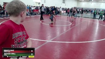 133 lbs Champ. Round 2 - Nathan Grill, Edina vs Benito Diaz, Sibley East