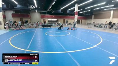 105 lbs Quarterfinal - Andie Romero, Sisters On The Mat vs Hadassa Valencia, Texas