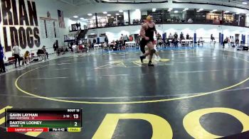 285 lbs Round 5 (6 Team) - Blake Daniels, Adrian vs Myles Johnson, Ohio Northern