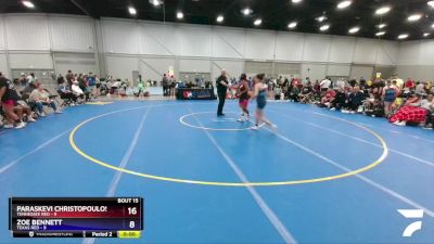 144 lbs Placement Matches (8 Team) - Genesis Gilmore, Tennessee Red vs Brijatte Garcia, Texas Red