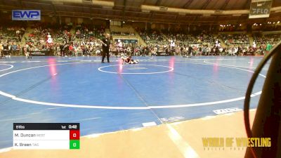 61 lbs Consi Of 16 #2 - Micah Duncan, Westshore Wrestling Club vs Kaine Breen, Thorobred Wrestling Club